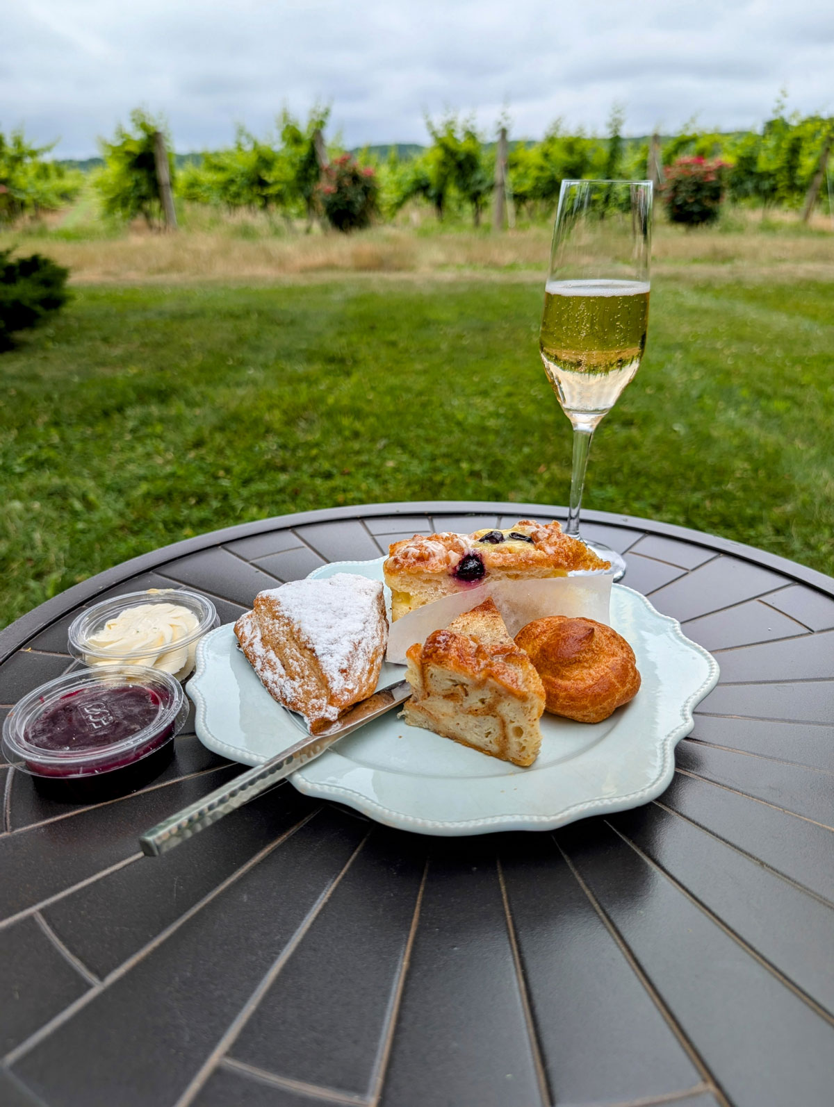 Breakfast in the Vineyard